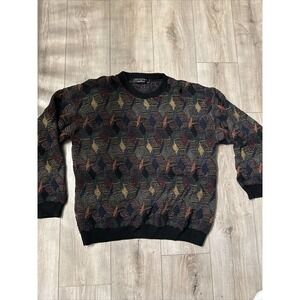 Vintage Protege‎ Collection Knit Sweater Men's Size XL Retro Cosby Coogie Style